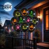 Halloween Venue Supplies 12PCS Fluorescent Balloons Durable Latex Party Decorations Glow in The Black Light Reactive Balloons Dark Festive
