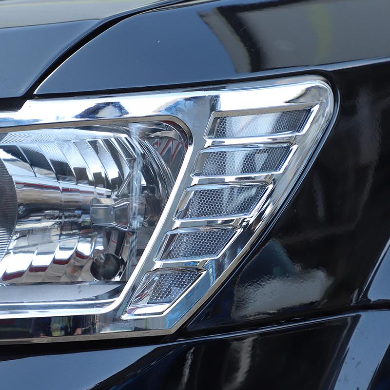 Car Front Headlight Covers  ABS Lamp Decoration For Dodge Journey 2011-2020 Exterior Accessoriess 