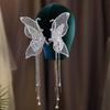 Butterfly Wedding Ponytail Clip Duckbill Clips Women Hair Clips Pearl Barrettes Korean Hairpins