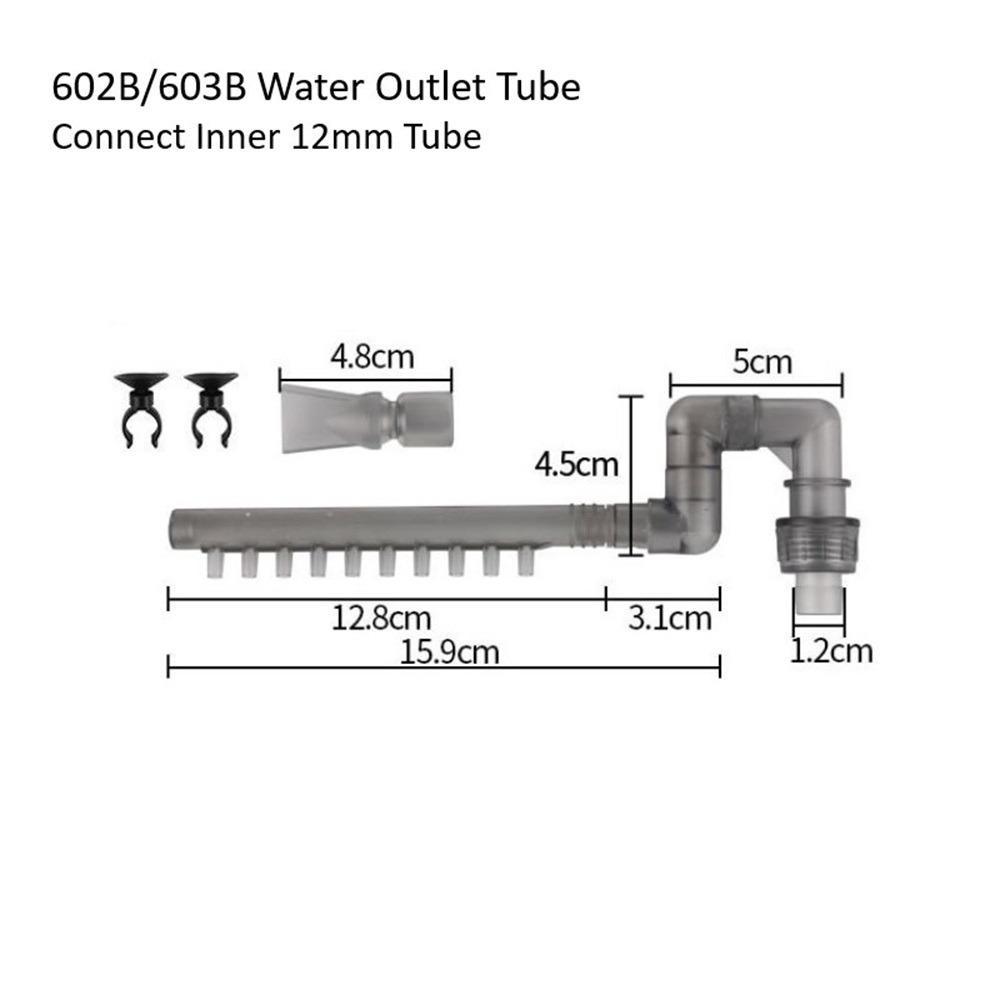 1Set 602B/603B Compatible Fish Tank Filter Pipe Kit for Water Circulation 602B 603B Outlet