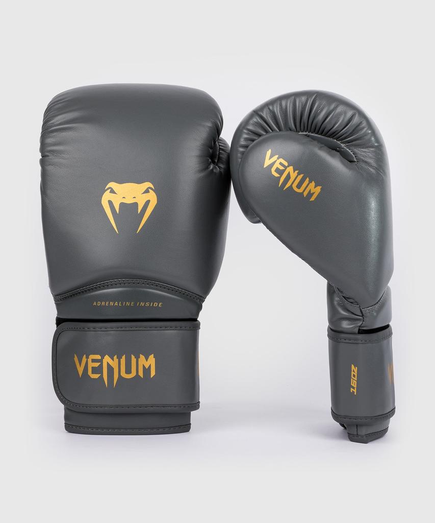 Venum Contender 1.5 Boxing Gloves Gray-Gold 16oz