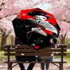 1pc Geisha Sakura Automatic Open/Close Umbrella Compact Folding Umbrella with 8-Rib Shaft for Women/Men, Elegant Birthday1182S
