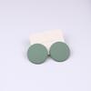 Pinkdudu Candy Color Round Acrylic Stud Earrings Color Sprayed Earrings Cute Simple Casual Earrings PD2232