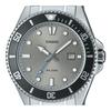 Casio Standard Analog Stainless Steel Grey Dial Quartz MDV-107D-8AV 200M Men's Watch