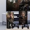 Black Myth Wukong Full Body Vinyl Cool Decal Cover Anti-Scratch Protective Stickers Dustproof for PS5 Slim Console & Controllers