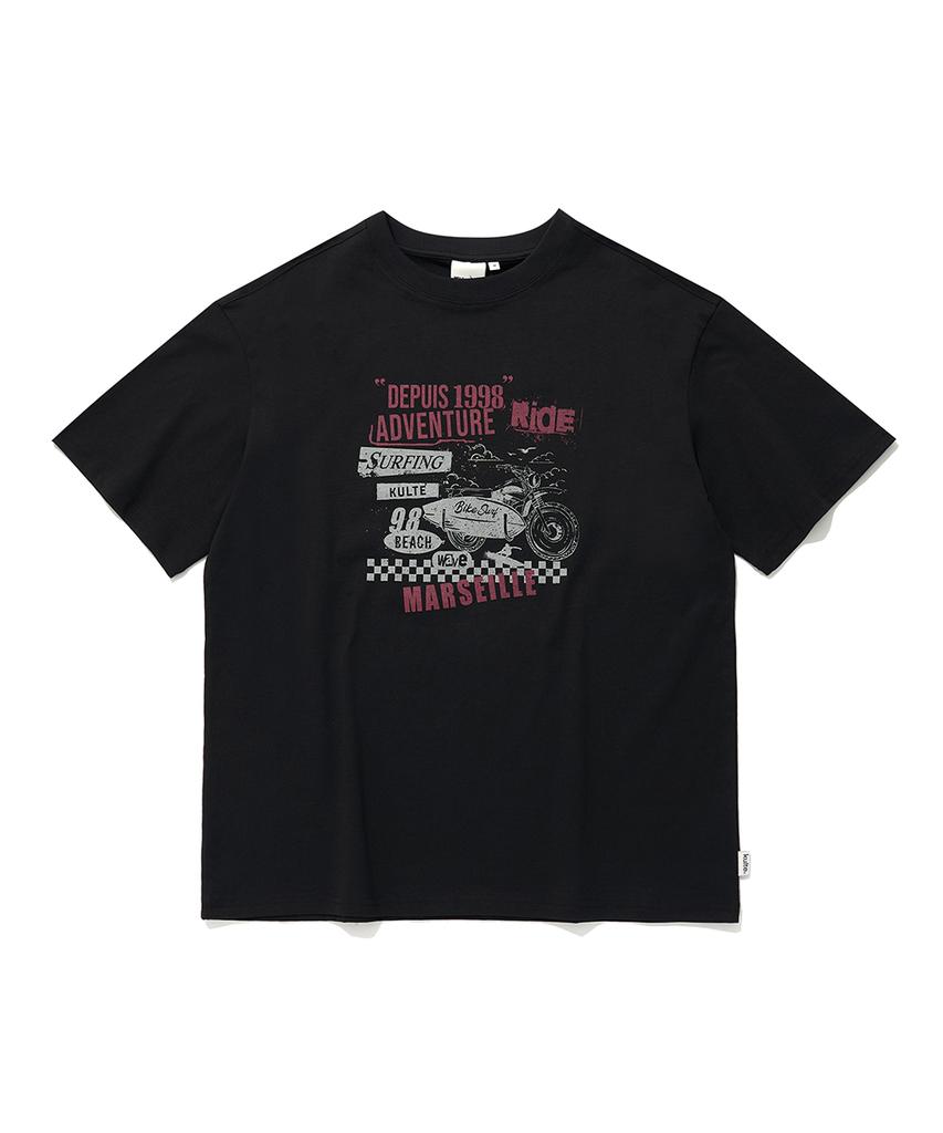 KULTE Bike Surf T-Shirt_Black