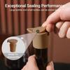 Silicone Wine And Beverage Bottle Caps Set Leak Proof Champagne Bottles Sealer Stoppers Wine Stopper Bar Kitchen Tool Reusable