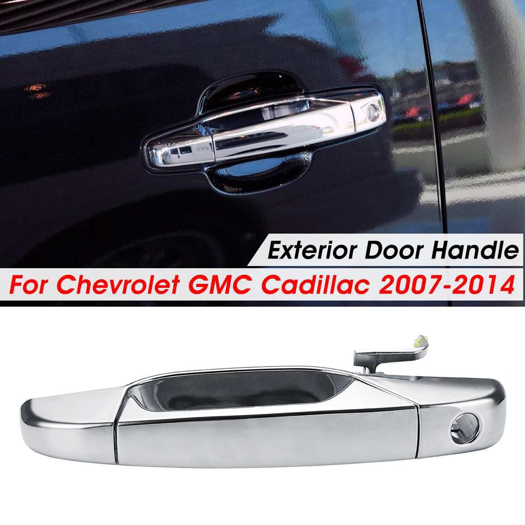 Chrome Outside Exterior Chrome Door Handle Front Driver Side LH for Chevy Pickup