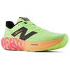 New Balance 1080 V13 Wygodne Amortyzujące Trwałe Niskie Buty do Biegania Męskie Sneakersy Zielono-Pomarańczowe M1080LDN