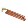 Foldable Handcrafted Sheesham Wood Unisex Surgical Walking Stick with Horse Brass Handle