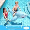 Intex 57288 Double Flamingo Adult Inflatable Swimming Ring - Thick Oversized Floating Bed for Kids & Adults