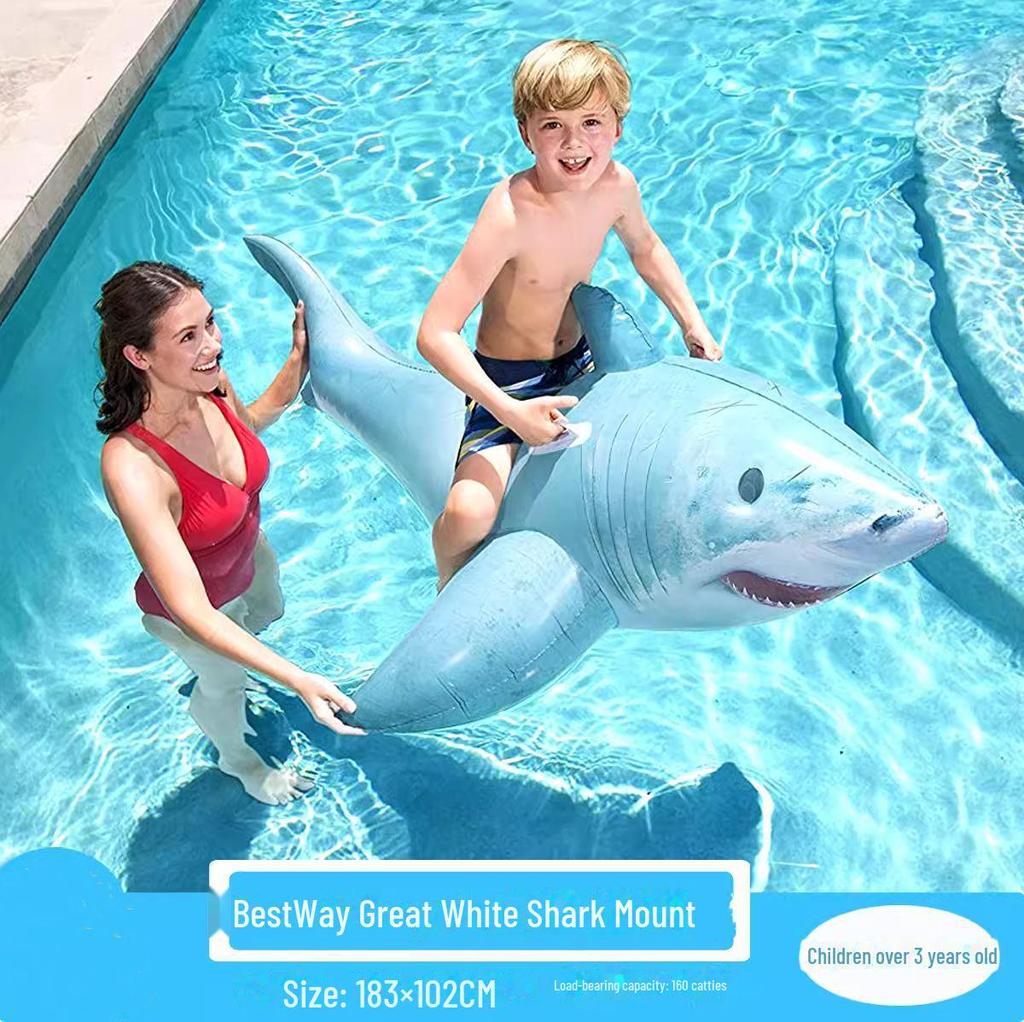 Intex 57288 Double Flamingo Adult Inflatable Swimming Ring - Thick Oversized Floating Bed for Kids & Adults