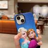 Frozen Elsa Double Layer Phone Case, Compatible with iPhone X/SE/7/8/11/12/13/14/15/16/17 Pro Max Plus