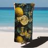 Bright Lemon Beach Towel Thick Quick Dry Soft Polyester Blend Suitable for Yoga Swimming Running Pond and BeachBright Lemon Beac