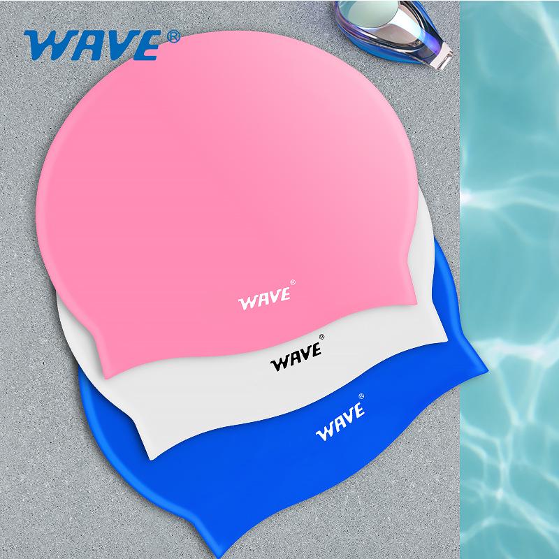 Colorful Silicone Swim Cap for Men & Women – Enlarged, Thickened, Waterproof for Long Hair