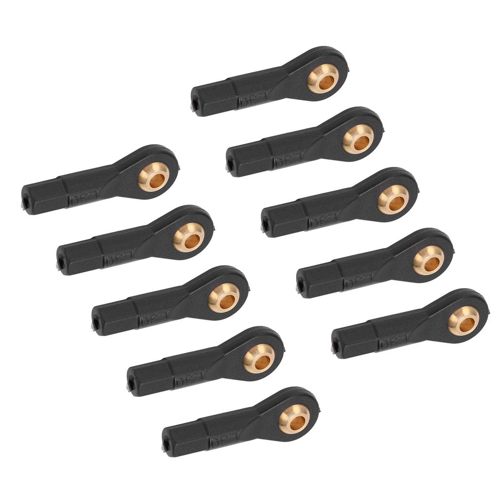 10Pcs RC Tie Rod Ball Head Light Weight Wear Resistant Plastic Accurate Size M3 Tie Rod End Ball Joint for 1/10 1/12