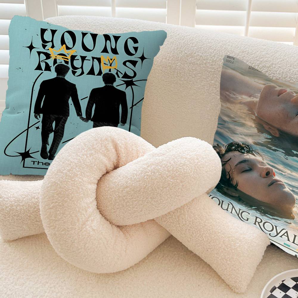 Film Young Royals Personalisierte Bildtext Heimdeko Kissen Haushaltsgeschenke 45x45cm