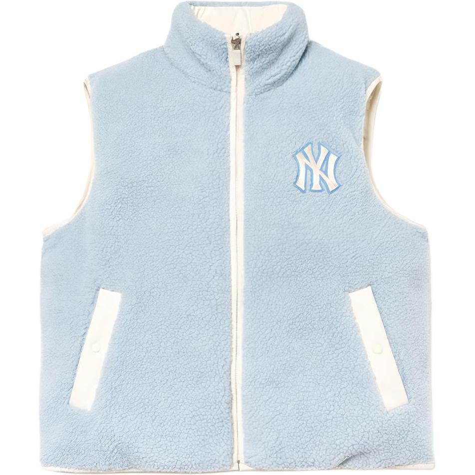 MLB New York Yankees Vests Unisex Blue Stand Collar Thickened Other 3ADVR0116-50BLL XL