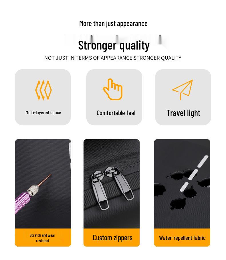 Men's High-End Waterproof Travel Chest Bag & Women's Trendy Messenger Backpack