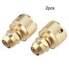 Expandable Hose Connector Brass Hose Connector For Watering 2pcs Connectors Adapter For Garden Watering System