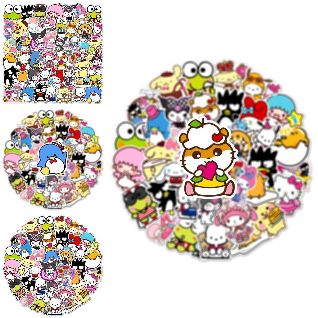 Entzückendes 50er Set Sanrio Sticker Kuromi für Gepäckdekor
