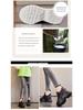 Women's 8cm Height-Increasing Breathable Chunky Sneakers - Thick-Soled Mesh Casual Shoes A8682