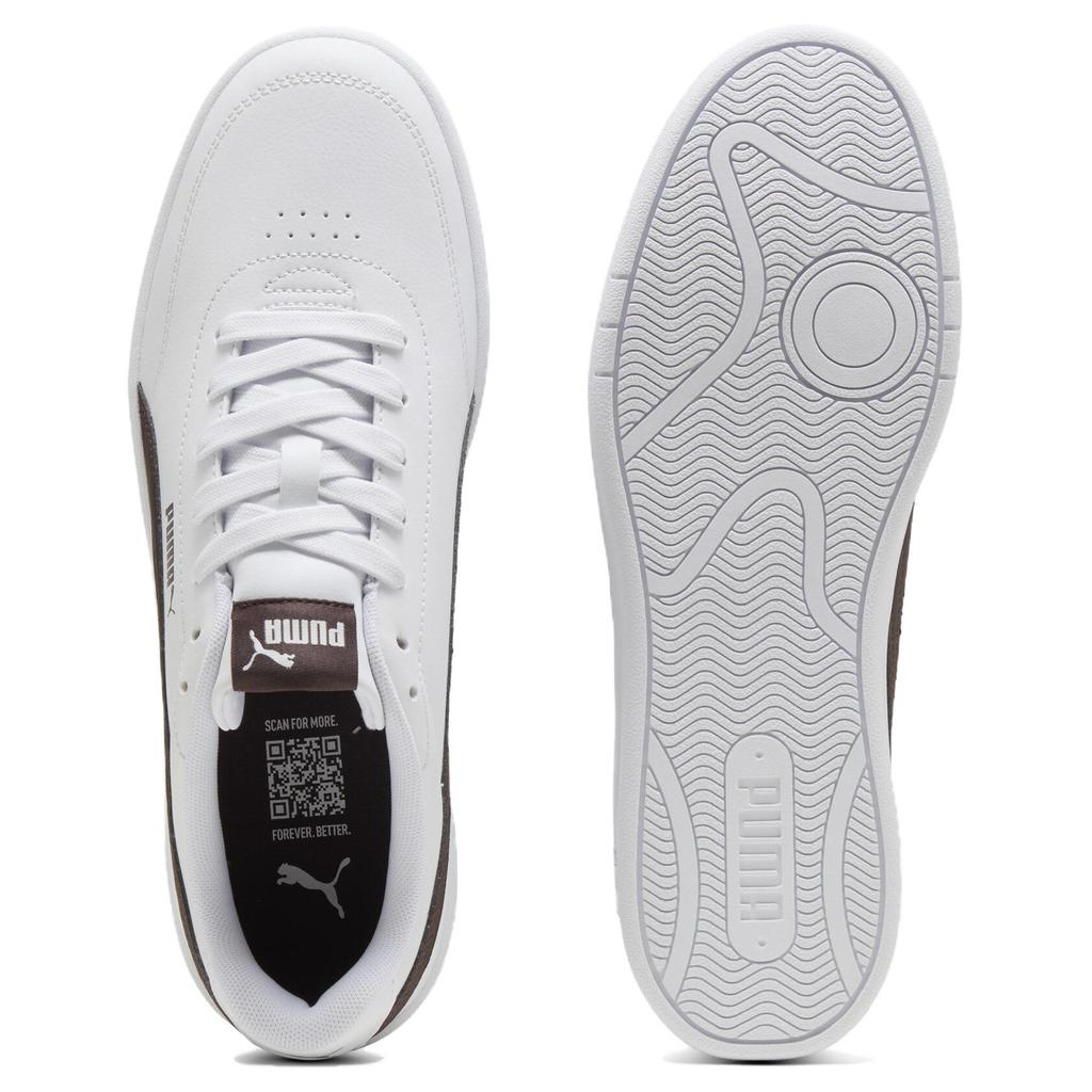 PUMA Court Classic Skateboard Shoes Unisex Low Top Black White 402223-21