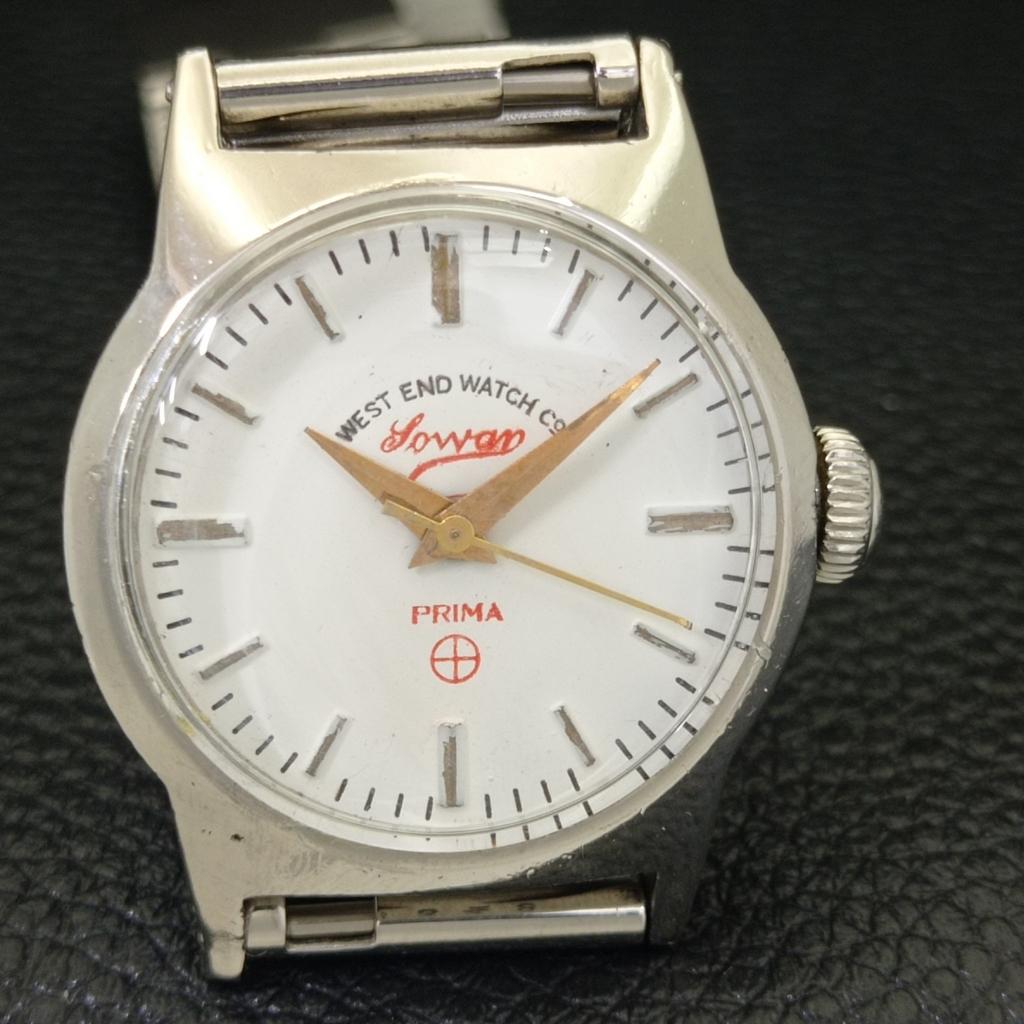 VINTAGE WEST END WATCH CO HAND-WINDING SWISS BOY WHITE DIAL WATCH A436449-2 R129-a436449