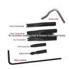 7-in-1 Leather Crafting Tool: Groover, Skiver, Creaser, Edge Liner, and More