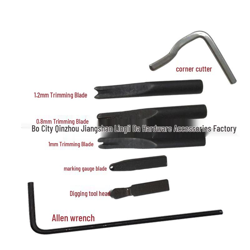 7-in-1 Leather Crafting Tool: Groover, Skiver, Creaser, Edge Liner, and More