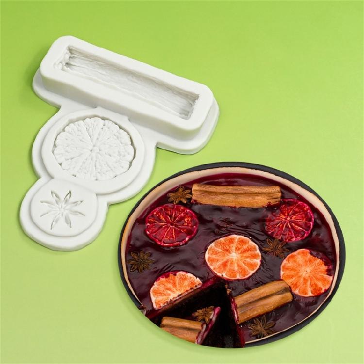 Easy Demold Spices and Nut Silicone Molds for Baking Enthusiasts and DIY Designers with Winter Spices Designs
