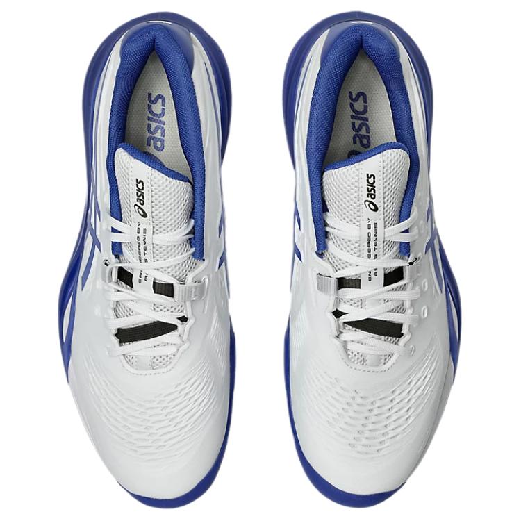 Asics Gel-Resolution X Versatile Comfortable Durable Support Low-Top Tennis Shoes Men sneaker White Blue 1041A481-101