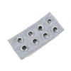Metal Eyelets Punk Headwrap Wide Elastic Hollowed Out Eyelets Headband Rock Head Band  Punk Girl