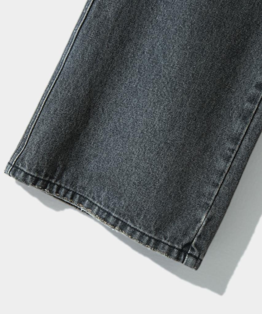 Dimiteulibeullaeg Essential Flare Fit Denim Pants_Vintage Black