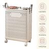 Dirty Clothes Basket Laundry with Wheels Large Capacity Handle Design Waterproof Slim Storage Box Hamper Breathable Mesh Holes Solution