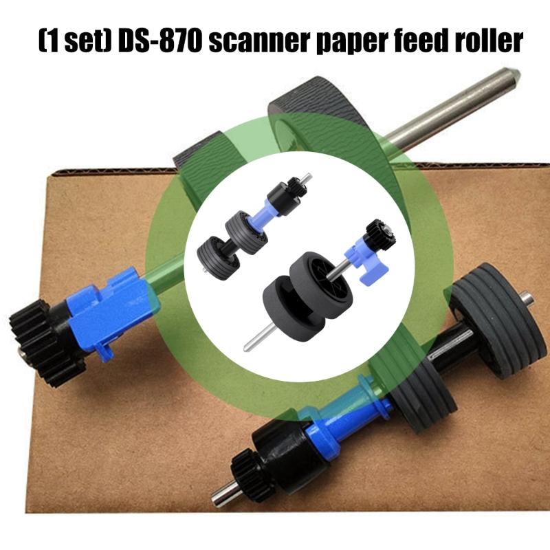 Paper Feeder Roller 65ppm Fast Scanning Roller Assembly Replacement for 870 875 975 570 530 Scanner Business Use