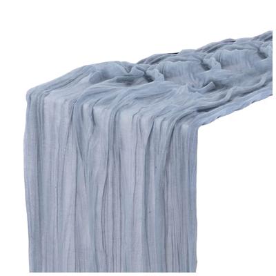 Romantic Table Runner Bohemian Mesh Tablecloth Pleated Table Flag For Wedding Event Birthday Christmas Baby Shower Decoration