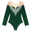 Women Jazz Dance Costume Rhythmic Gymnastics Stage Wear Athletic Activewear Leotard Athletic Figure Skating Bodysuit Dancewear