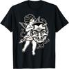 Angel with Devil's Head Cool Traditional Tattoo Style Goth T-Shirt