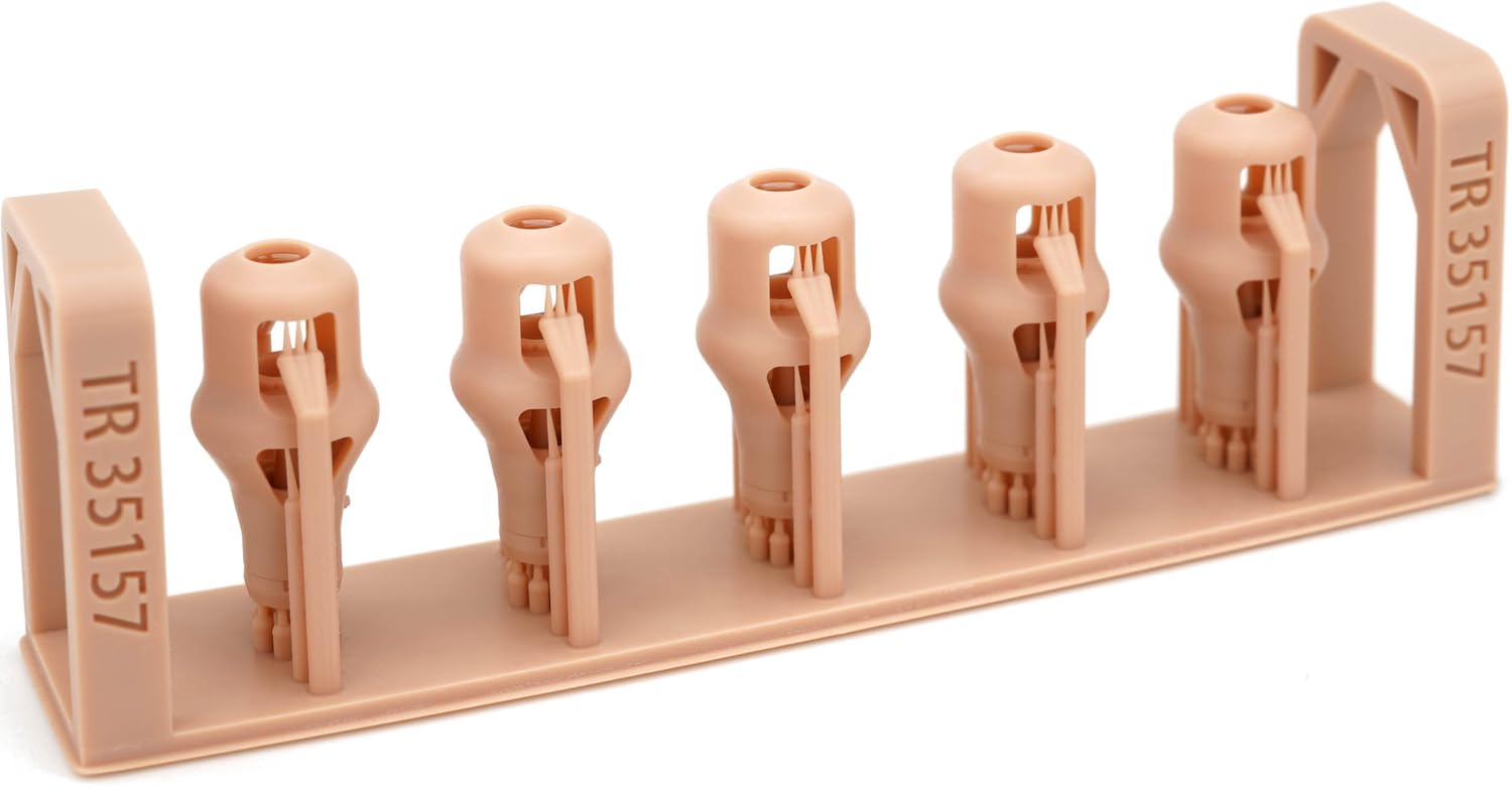 

T-Rex Studio 1/35 Scale German 8.8cm KwK/PaK Muzzle Brake, Early Type, 5-Piece Set, Plastic Model Kit Parts TR35157