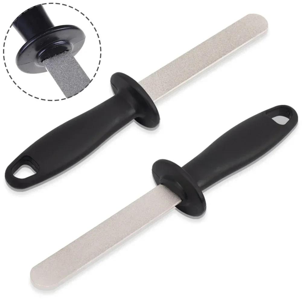 for knives dmt diamond stone 400# 1000# Double Sided Knifes Sharpener Utensil Grip Noslip Handle Diamond Knifes Sharpening Stone