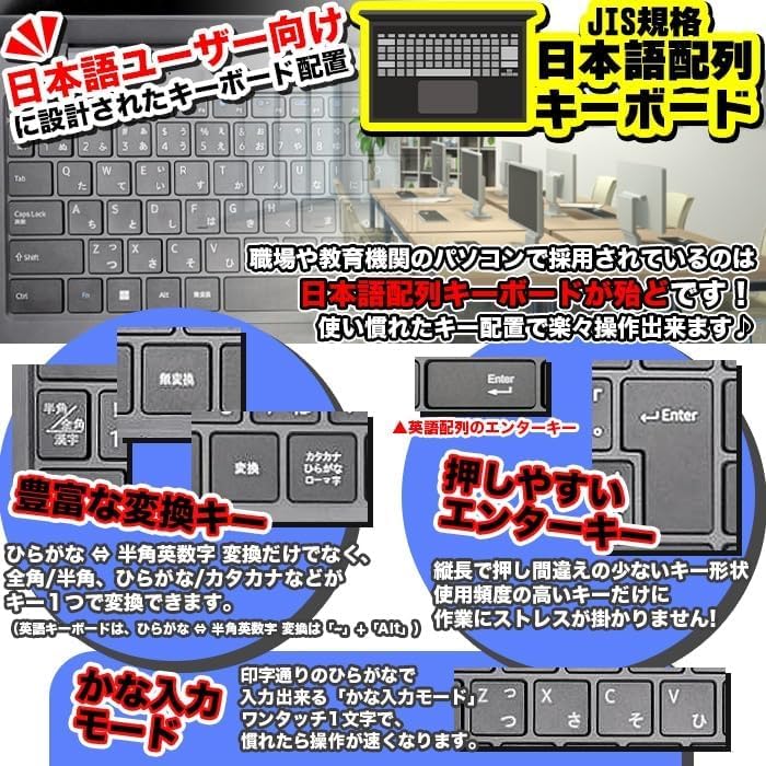 TwinLake N150 Laptop with JIS Japanese 14th Generation Widescreen Full HD Windows PCIe 256GB 12GB USB and WPS Office Keyboard, PS15J, Quad-Core CPU,