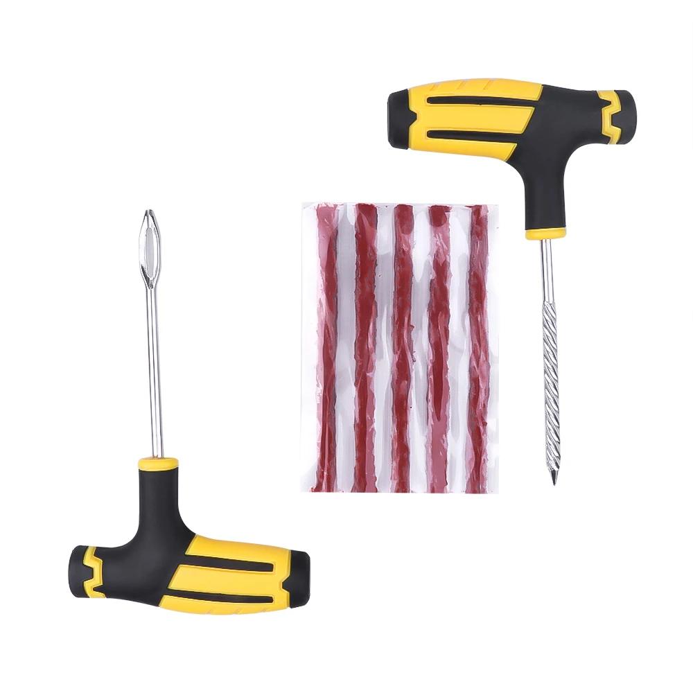 

Комплект для ремонта автомобильных шин, инструменты для прокола, аварийный прокол шин, полоски для шин, набор инструментов для ремонта клея, автомобильные аксессуары