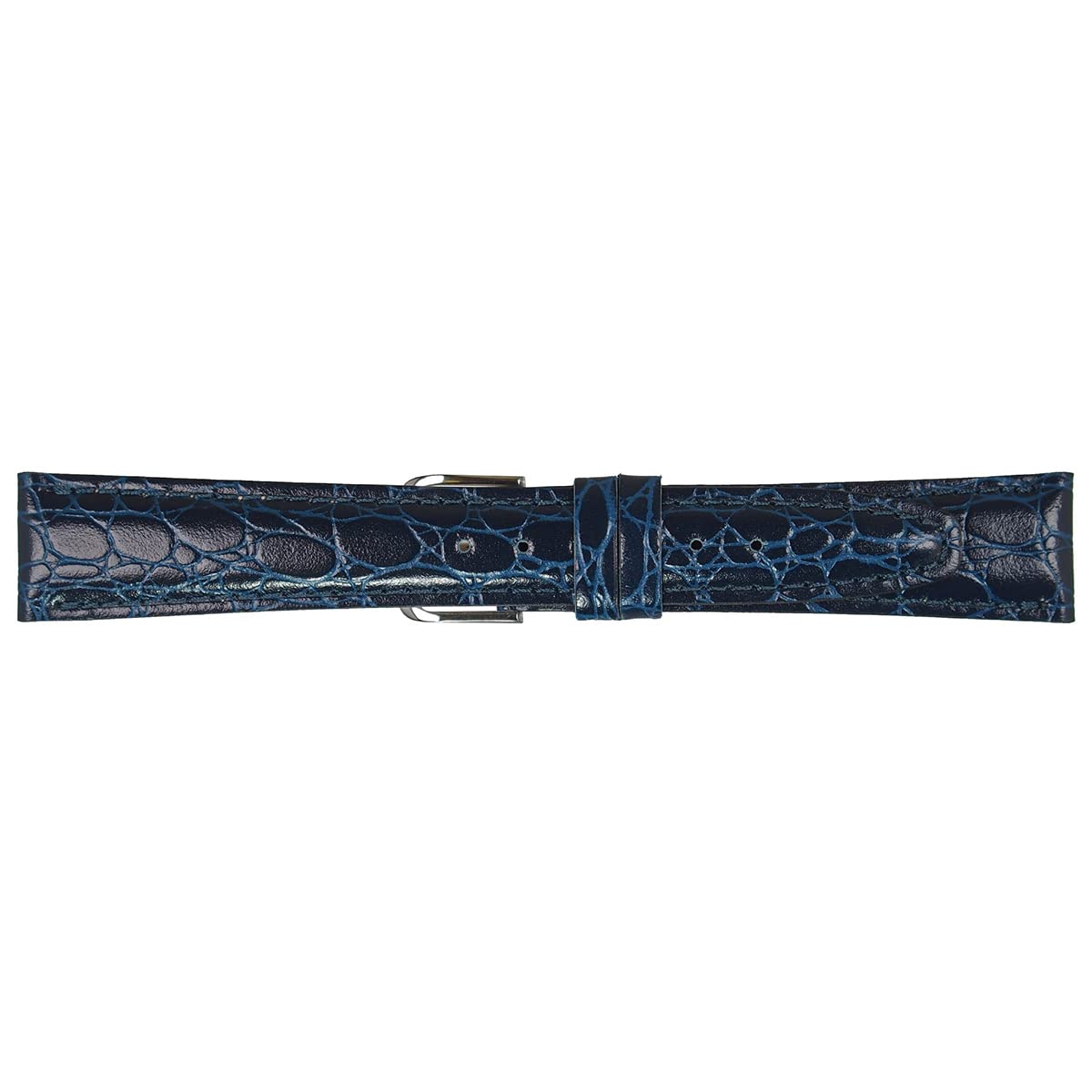 

Mimosa Watch RA Embossed Navy Band, Alligator, 18mm,
