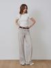 Kkomma Cmj13 Soft Beige Wide Straight Pants