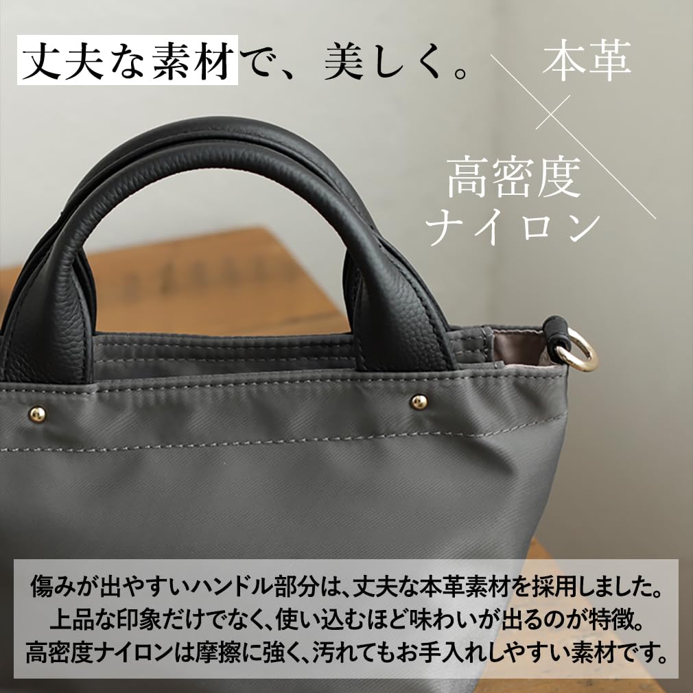 VITAFELICE Genuine Leather Handbag for 3-Space Women, Inb-10194z (Purple)