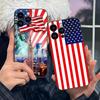 USA America Flag Printed Phone Case for iPhone 17 16 15 14 13 12 11 X XR XS 8 7 Air Pro Max Plus Mini Soft TPU Shockproof Cover