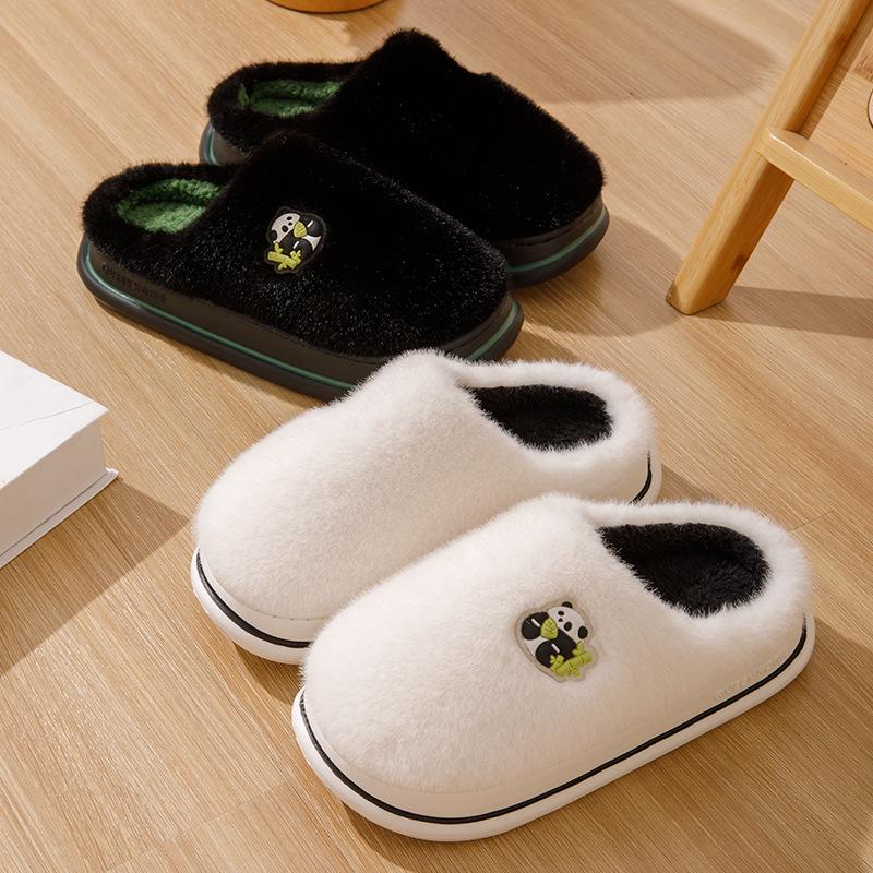 Pánské a dámské bavlněné zimní pantofle do interiéru 2025: Protiskluzové, Silná podrážka, Teplé a útulné