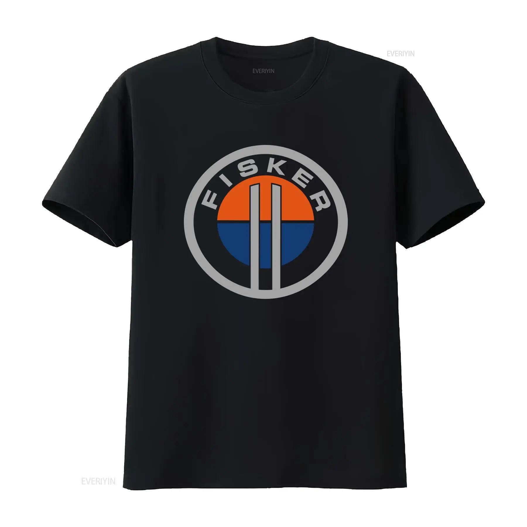 Sale Fisker Ocean Logo Retro Vintage Beach T Shirt Sizes S 5XL vintage Washed homme Breathable Slightly Casual designer clothes S разноцветный