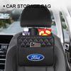 Nouveau Sac de Rangement Multifonctionnel pour Dossier de Siège de Voiture Sac de Rangement en Cuir Pour Ford mk2 mk3 Ranger Mondeo mk4 S-MAX Kuga Mustang Fusion